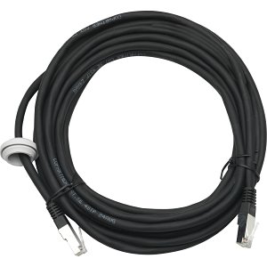 AXIS 5700-331 Shielded Outdoor Network Cable with Gasket and Male RJ45 Connectors, 16"