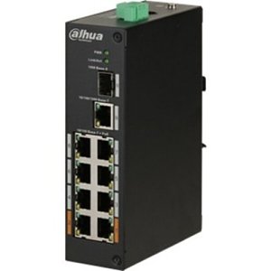 Dahua DH-PFS3110-8ET-96 8-Port Unmanaged 2-Layer PoE Hardened Switch, 8 x 10-100 Base-T , 60W