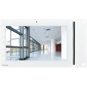 Comelit PAC 6801W Maxi Series 7" 16:9 Touch Monitor Video Master Station with Full-Duplex Hands-Free Audio, 2-Wire, White