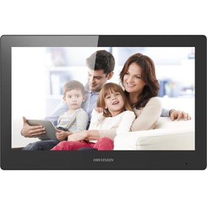 Hikvision DS-KH8520-WTE1 Pro Series KH8 10" Touch Screen IP Indoor Station, Black