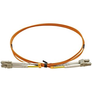 Connextix 005-634-030-01B LC-LC Multimode Duplex Fibre Optic Patch Cable, OM3-50/125, 3m, Orange