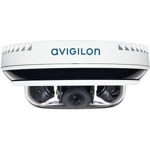 Avigilon 24C-H4A-3MH-180 H4A Series, WDR 3 x 4K 5.2mm Fixed Lens, IP Multisensor Camera, White