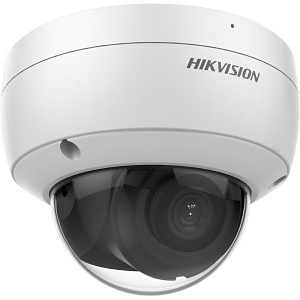 Hikvision DS-2CD2126G2-ISU Pro Series AcuSense IP67 2MP IR 30M IP Dome Camera, 2.8mm Fixed Lens, White