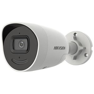 Hikvision DS-2CD3056G2-IU/SL Ultra Series AcuSense 5MP IP67 IR IP Bullet Camera, 2.8mm Fixed Lens, White