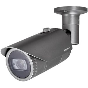 Hanwha HCO-7070RA Wisenet HD Plus Series, DWDR IP66 4MP 3.2-10mm Motorized Lens, IR 30M HDoC Bullet Camera, Black
