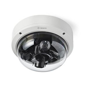 Bosch 7000i Flexidome Multi Series, IP66 4 X 5MP 3.7-7.7mm Motorized Varifocal Lens IP Dome Camera, White
