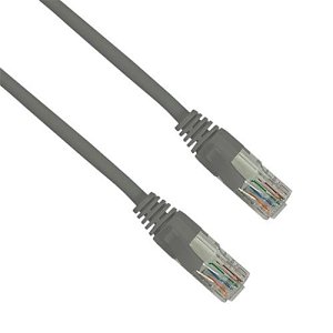 Connectix 003-3B5-100-01C Magic Patch Series CAT6 Patch Cable, RJ45 UPT, LSOH with Latch Protection Boot, 10m, Grey