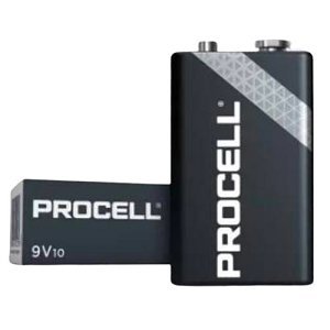 Procell MN1604 Intense Alkaline 9V 6LF22 Batteries, 10-Pack