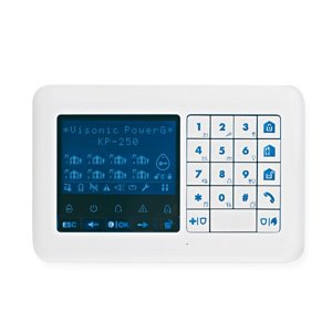 Visonic PowerG 0-103269 Keypad with Less LCD Kp-250 Pg2