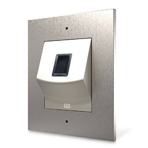 2N Access Unit 2.0 Series Fingerprint Reader, IP54, Flush Mount, Silver