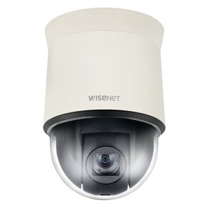 Hanwha HCP-6230 Wisenet HD Plus Series, WDR IP66 2MP 4.44-101.2mm Varifocal Lens, 23 x Optical Zoom HDoC PTZ Dome Camera, White