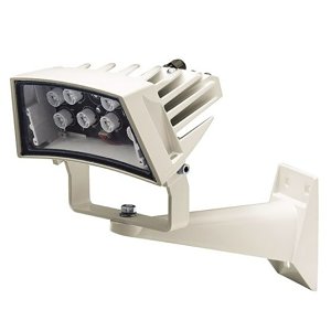 Videotec IRN Geko Series Weatheproof Medium 90-240VAC Single Camera LED IR Illuminator, 850nm 30° 130M
