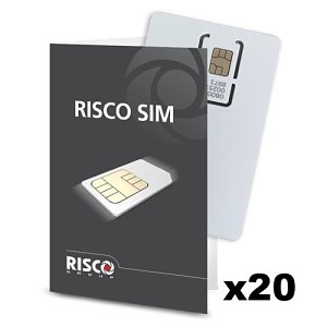 RISCO RP200SIMTR0A Package of 20 SIM Cards