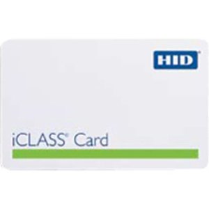 HID 2002PGGMN iCLASS 200X 16K/16 Printable PVC Smart Card, Glossy Front and Back, Matching Numbers, No Slot Punch