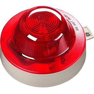 Apollo 55000-877APO XP95 Series Open-Area Beacon, Indoor Use, Red Flash and Red Body