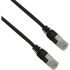 Connectix 003-3B5-020-09C Magic Patch Series CAT6 Patch Cable, RJ45 UPT, LSOH with Latch Protection Boot, 2m, Black