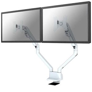 Neomounts FPMA-D750DWHITE2 Mounts Desk Dual Clamp 10-32" W