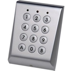 XPR VKP Surface Keypad with Metallic Keys, Multi Protocol Peripheral Unit, Vandal-Proof, Silver