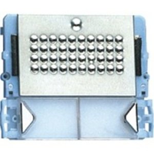 Comelit PAC 3320-2 Powercom Series, 2-Button Module with Blue LED, Stainless Steel