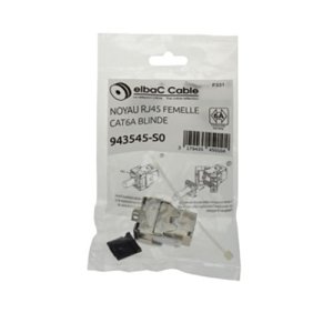 Elbac 943545-S0 Core Shielded RJ45 Female CAT6A