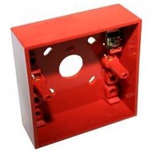 Hochiki SR MOUNTING BOX Surface Mounting Call Point Back Box, Red