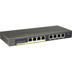 Netgear GS108PE ProSAFE 8-Port Gigabit PoE Web Managed (Plus)  Switch