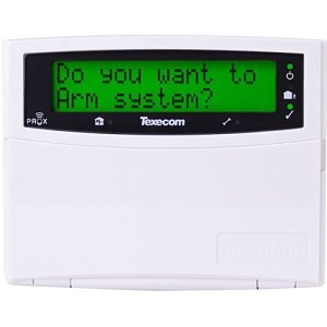 Texecom DBB-0090 Premier Elite Remote Keypad with Large Green LCD and Iconic Keys
