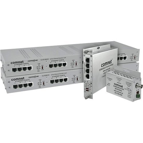 ComNet 1 Channel Ethernet over UTP with Pass-through PoE