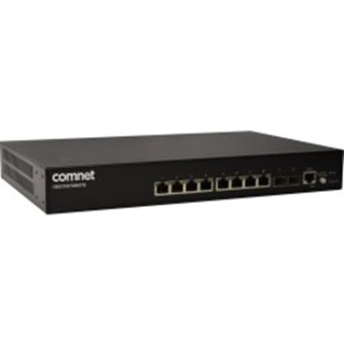 ComNet Commercial Grade 10 Port Gigabit Managed Ethernet Switch with 30 W PoE+
