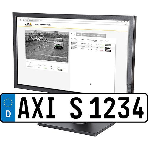 AXIS 01574-001 License Plate Verifier Series Software eLicense