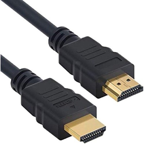 W Box WBXHDMI02V2 High Speed Male-Male HDMI Cable, 18GBPS Supports 4K 3D Compatible, Black, 103G, 2m