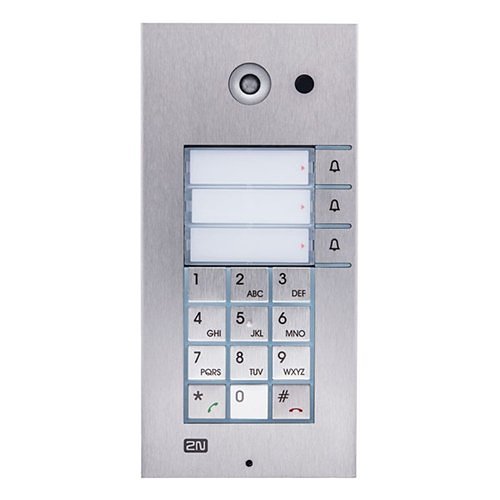 2N IP Vario 3-Button Intercom Door Station Module with Keypad