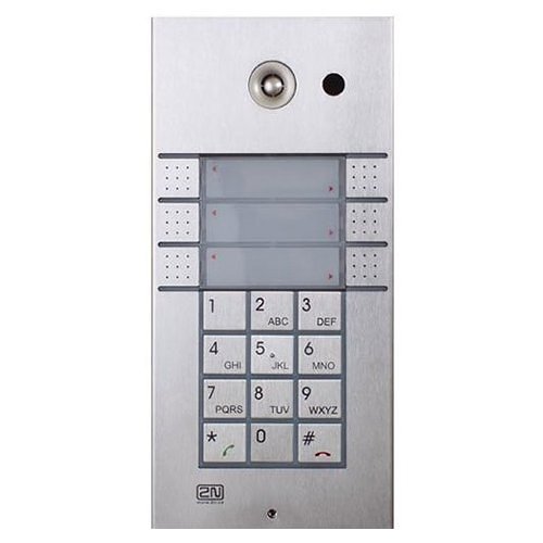 2N IP Vario Helios 6-Button Intercom Door Station Module with Keypad and Camera