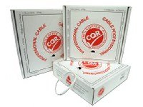 CQR CAB4 200M PVC 4 Core x 0.22 Stranded Alarm Cable Box, White