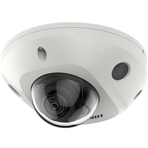 Hikvision DS-2CD2527G2-LS ColorVu 2MP Fixed Mini Dome IP Camera, 2.8mm Fixed Lens, White