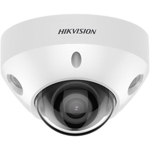Hikvision DS-2CD2547G2 -LS Pro Series ColorVu 4MP Mini Dome IP Camera, 2.8mm Fixed Lens, White