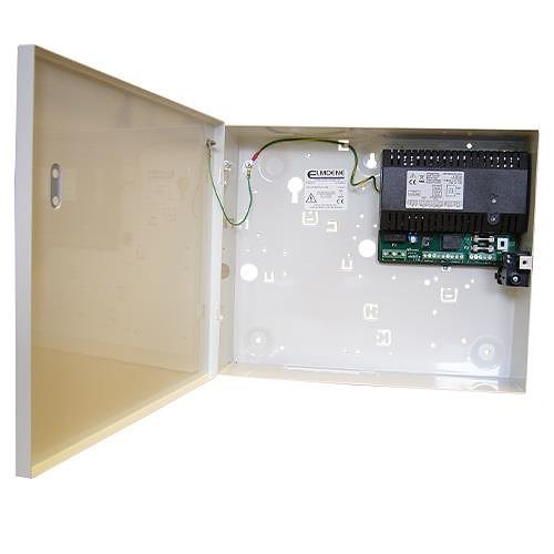 Elmdene G1224-84N-4-C Switch Mode Power Supply Unit, Adjustable 12V DC 8A or 24V DC 4A, Metal Enclosure, 4-Way Fused Outputs, H275xW330xD80mm
