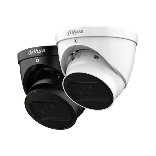 Dahua HDW3241TP WizSense Series, IP67 2MP  2.7-13.5mm Varifocal Lens, IR 50M IP Turret Camera, Black