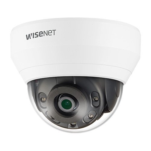 Hanwha QND-6012R1 Wisenet Q Series, 2MP 2.8mm Fixed Lens, IR 20M IP Dome Camera, White