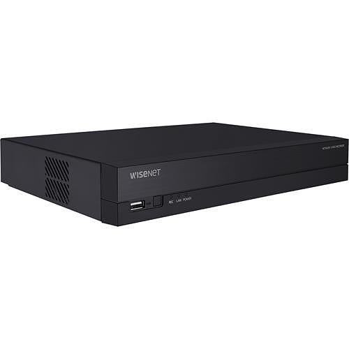 Hanwha QRN-420S Wisenet Q Series, 4K 4-Channel 40Mbps 1TB HDD NVR with 4 PoE Ports