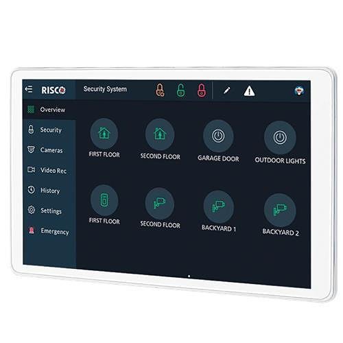 RISCO RP432KPT000A Riscontrol 8" Smart Touchscreen Keypad for ProSYS and LightSYS