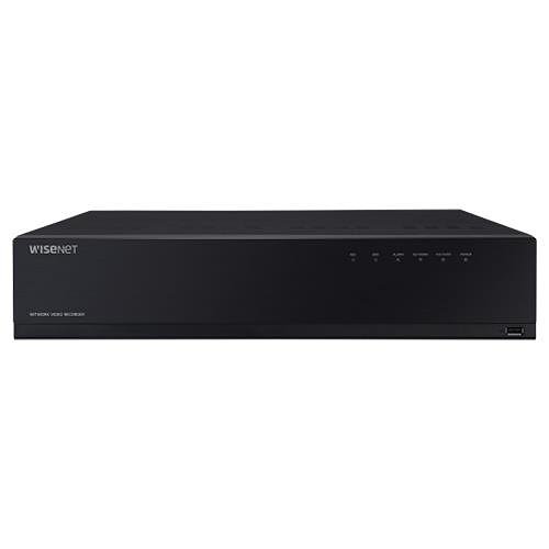 Hanwha WRN-1610S Wisenet Wave Series, 4K 8-Channel 150Mbps 2U 6TB HDD NVR with 16 PoE Ports