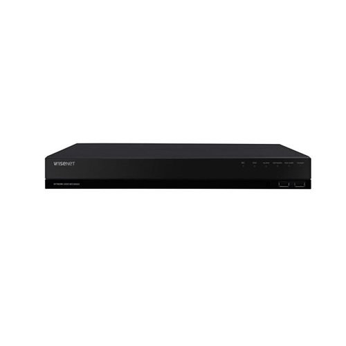 Hanwha WRN-810S Wisenet Wave Series, 4K 4-Channel 80Mbps 1U 4TB HDD NVR with 8 PoE Ports