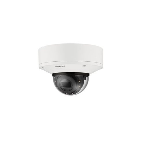 Hanwha XND-9083RV Wisenet X Series, WDR IP52 4K 4.4-9.3mm Motorized Varifocal Lens, IR 50M IP Dome Camera, White