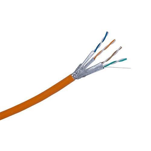 Connextix 001-004-008-10 CAT7a Cable, 23/4 Solid BC, S/FTP B2ca, 305m Reel, Orange