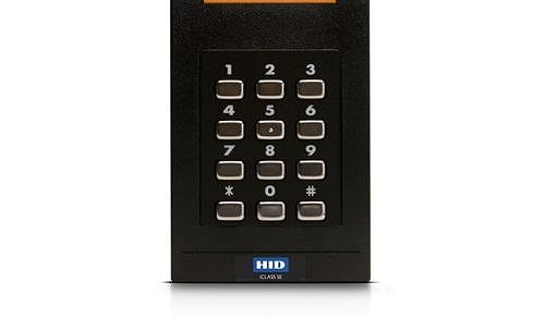 HID 921NMNNEKMA002 iCLASS SE RK40 Smart Card Reader Wall Switch with Keypad & Bluetooth, HID Mobile Access Mobiles IDs via NFC & Bluetooth Smart, Wiegand, Pigtail, Mobile Ready, Black