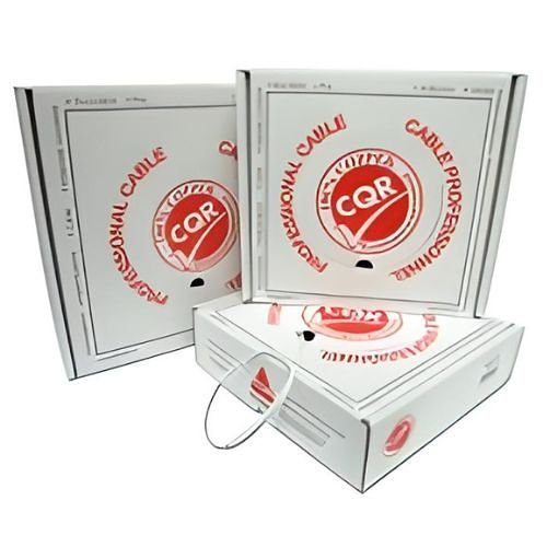 CQR CABS6 200M PVC Screened Power Data 6 Core with 4 Core x 0.22 and 2 Core x 0.5 Professional Cable Reel, White