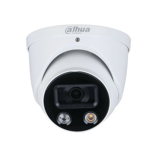Dahua HDW3449HP WizSense Series, IP67 4MP 3.6mm Fixed Lens, IR 30M IP Turret Camera, White