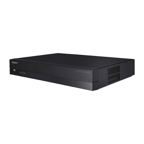 Hanwha QRN-430S Wisenet Q Series, 8MP 4-Channel 40Mbps NVR with 4 PoE Ports and 2TB HDD