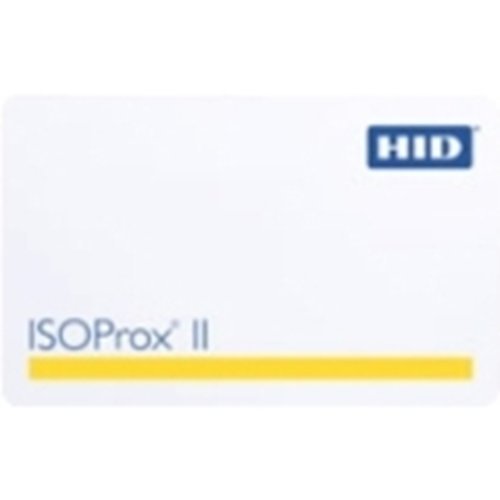 HID 1386LGGMN ISOProx II 1386 Printable Proximity Card, Programmed, Glossy Front and Back, Matching Numbers, No Slot